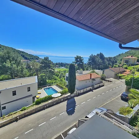 Penthouse Draga Sky In With Free Parking, One Balcony And One Terrace Apartment