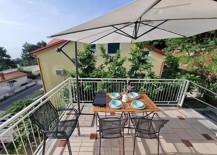 Apartment Penthouse Draga Sky In With Free Parking, One Balcony And One Terrace *