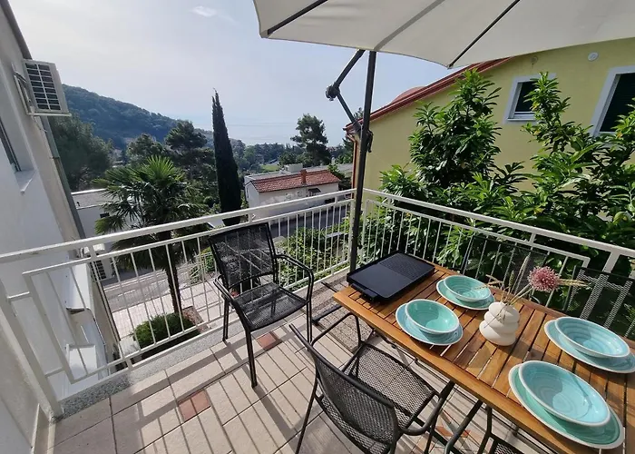 Penthouse Draga Sky In With Free Parking, One Balcony And One Terrace Apartment *