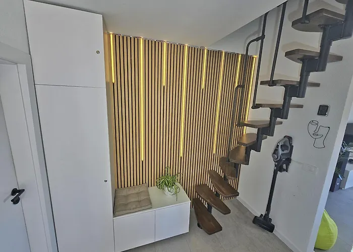 Penthouse Draga Sky In With Free Parking, One Balcony And One Terrace *