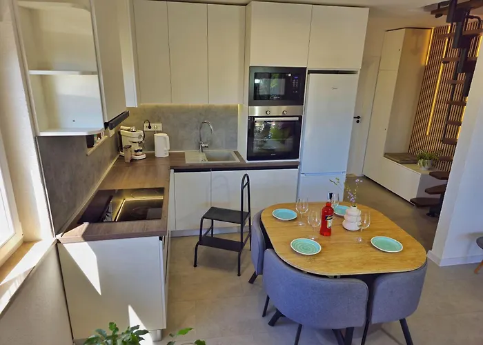 Penthouse Draga Sky In With Free Parking, One Balcony And One Terrace Apartment *