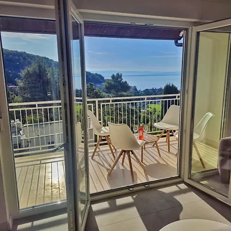 Penthouse Draga Sky In With Free Parking, One Balcony And One Terrace